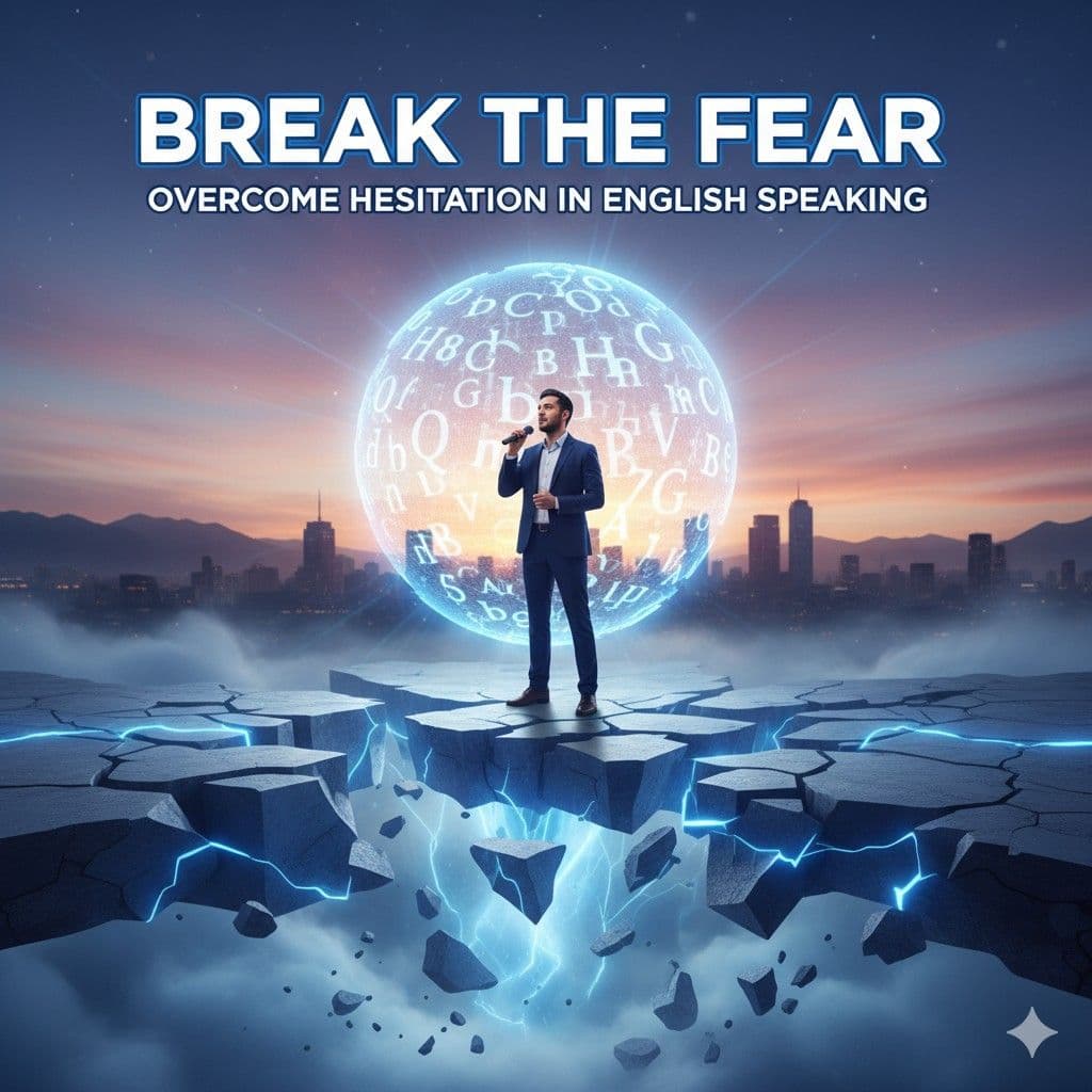 Overcome hesitation in English speaking